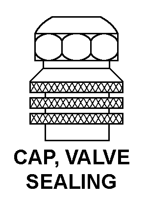 CAP,PNEUMATIC VALVE | 2640-00-678-8616, 006788616