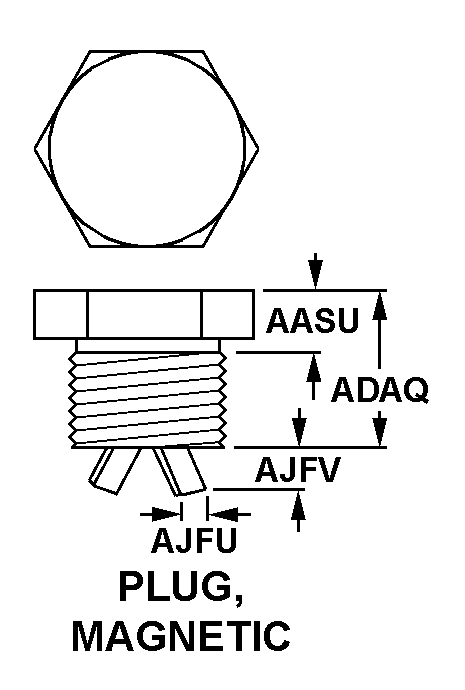 PLUG,MACHINE THREAD | 5365-00-005-0591, 000050591