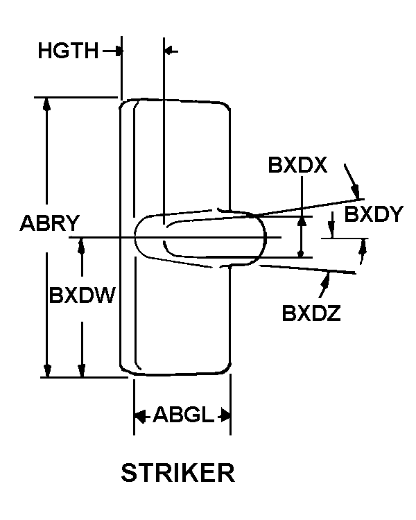 WEDGE,DOOR DOVETAIL | 2540-00-410-6720, 004106720 WEDGE,DOOR DOVETAIL | 2540-00-410-6720, 004106720