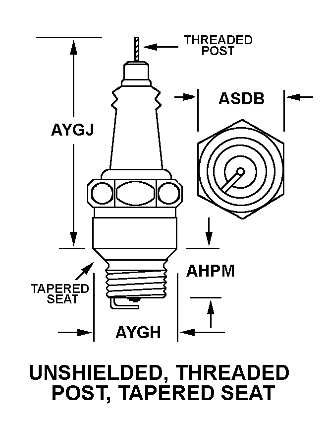 SPARK PLUG | 2920-00-144-8093, 001448093