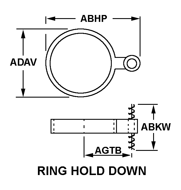 RETAINER,ELECTRON T | 5960-00-073-0646, 000730646