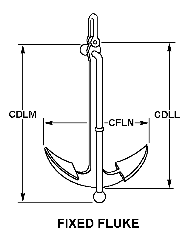 ANCHOR,MARINE,FLUKE | 2040-00-272-2234, 002722234