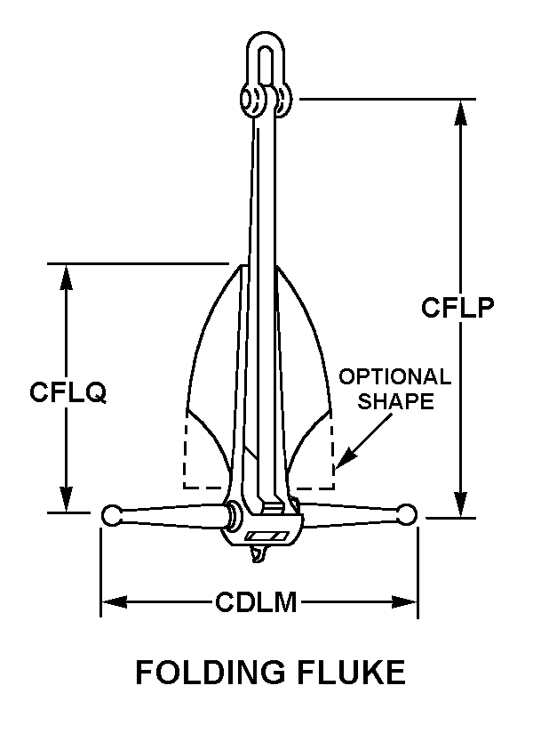 ANCHOR,MARINE,FLUKE | 2040-00-264-4502, 002644502