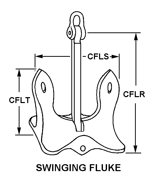 ANCHOR,MARINE,FLUKE | 2040-00-368-4754, 003684754