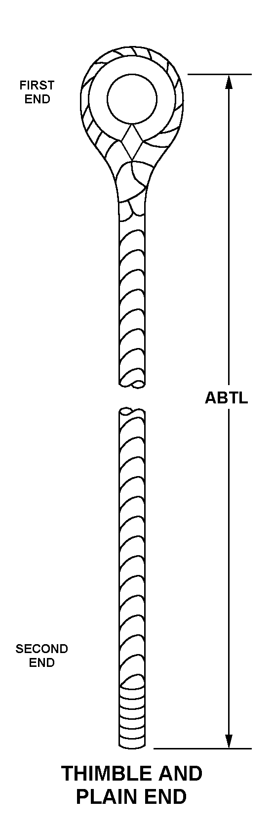 FIBER ROPE ASSEMBLY | 4020-00-185-0441, 001850441