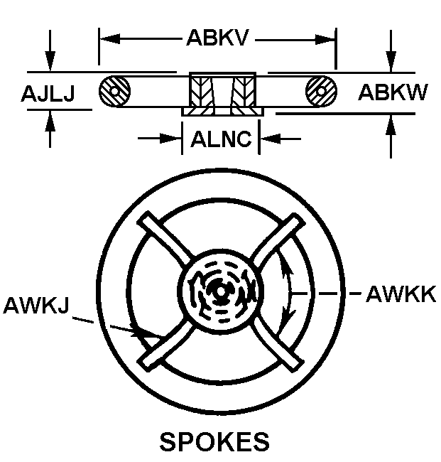 HANDWHEEL | 5340-00-036-1591, 000361591 HANDWHEEL | 5340-00-036-1591, 000361591