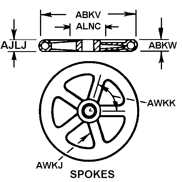 HANDWHEEL | 5340-00-004-8124, 000048124