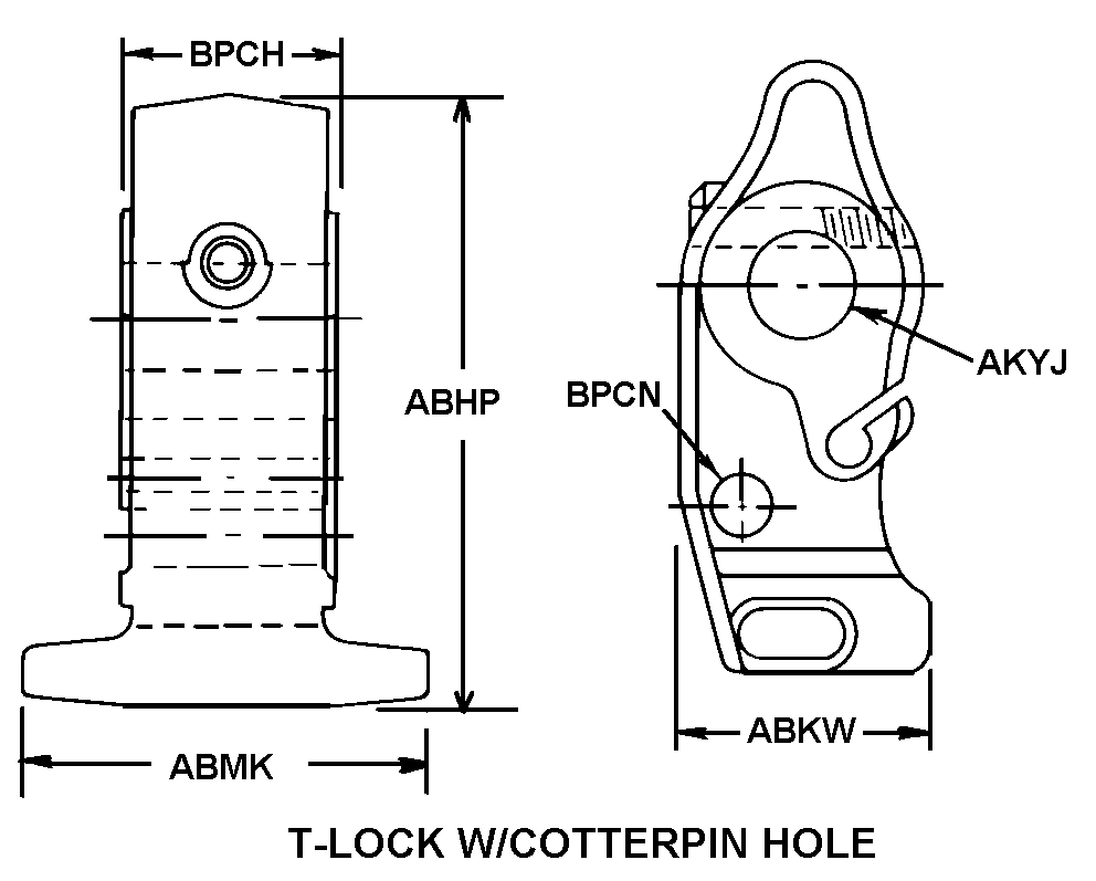 LATCH,PINTLE HOOK | 2540-00-287-8224, 002878224