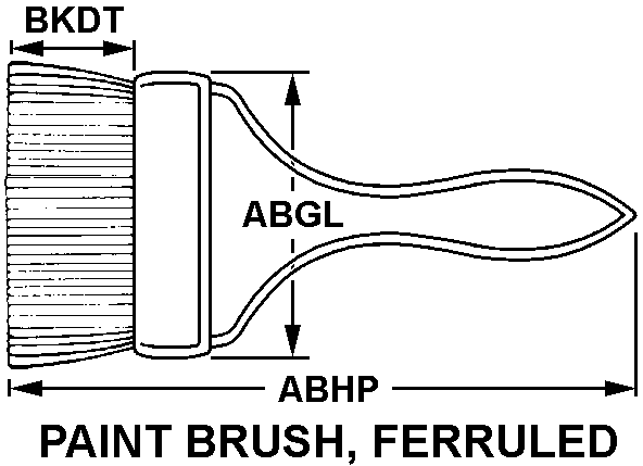 BRUSH,ACID SWABBING | 7920-00-901-7112, 009017112