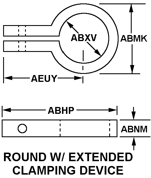 CLAMP,HUB | 3040-00-005-7466, 000057466