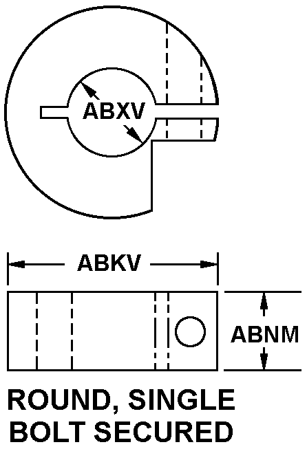 CLAMP,HUB | 3040-00-035-6344, 000356344