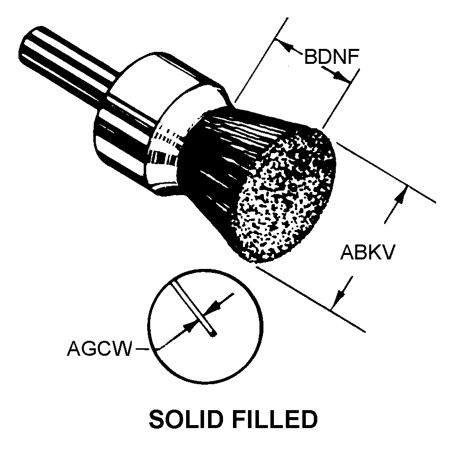 BRUSH,WIRE,ROTARY E | 5130-00-263-0235, 002630235 BRUSH,WIRE,ROTARY E | 5130-00-263-0235, 002630235