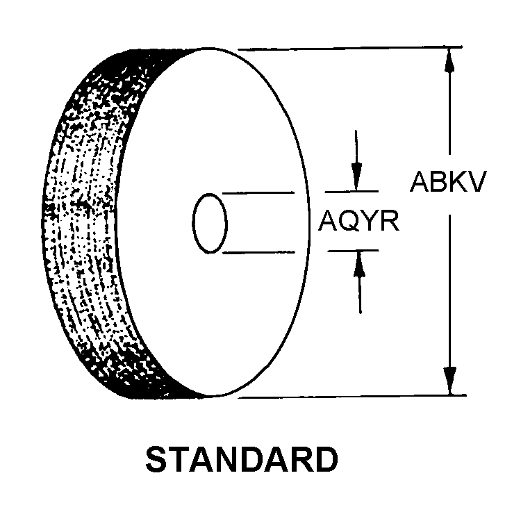 WHEEL,BUFFING | 6520-00-111-6412, 001116412