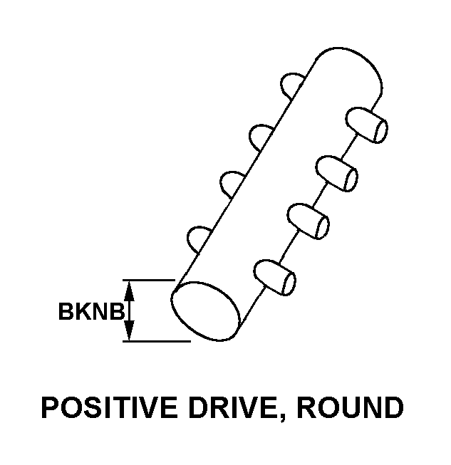 BELT,POSITIVE DRIVE | 3030-00-106-1827, 001061827