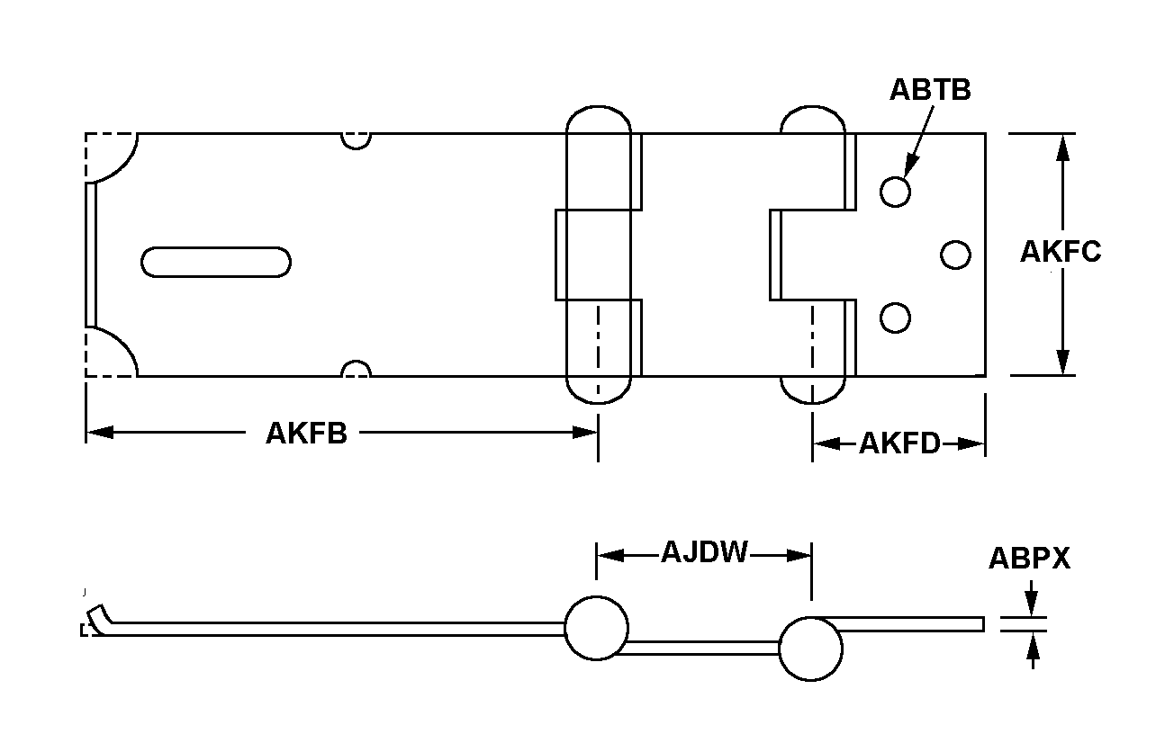HINGE,BUTT | 5340-00-036-6499, 000366499 HINGE,BUTT | 5340-00-036-6499, 000366499