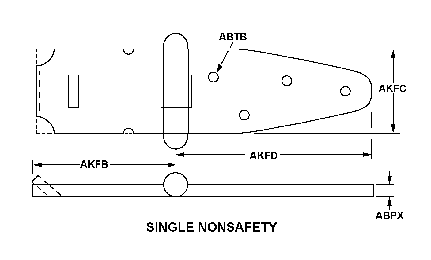 LEAF,BUTT HINGE | 5340-00-003-5403, 000035403