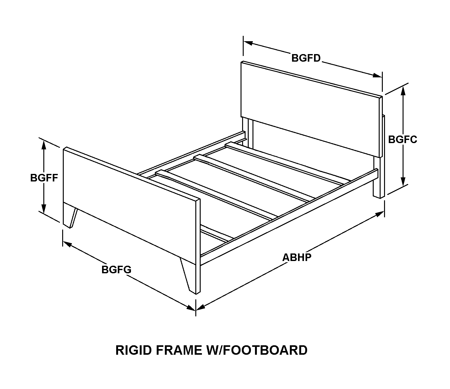 BEDSTEAD | 7105-00-269-5337, 002695337