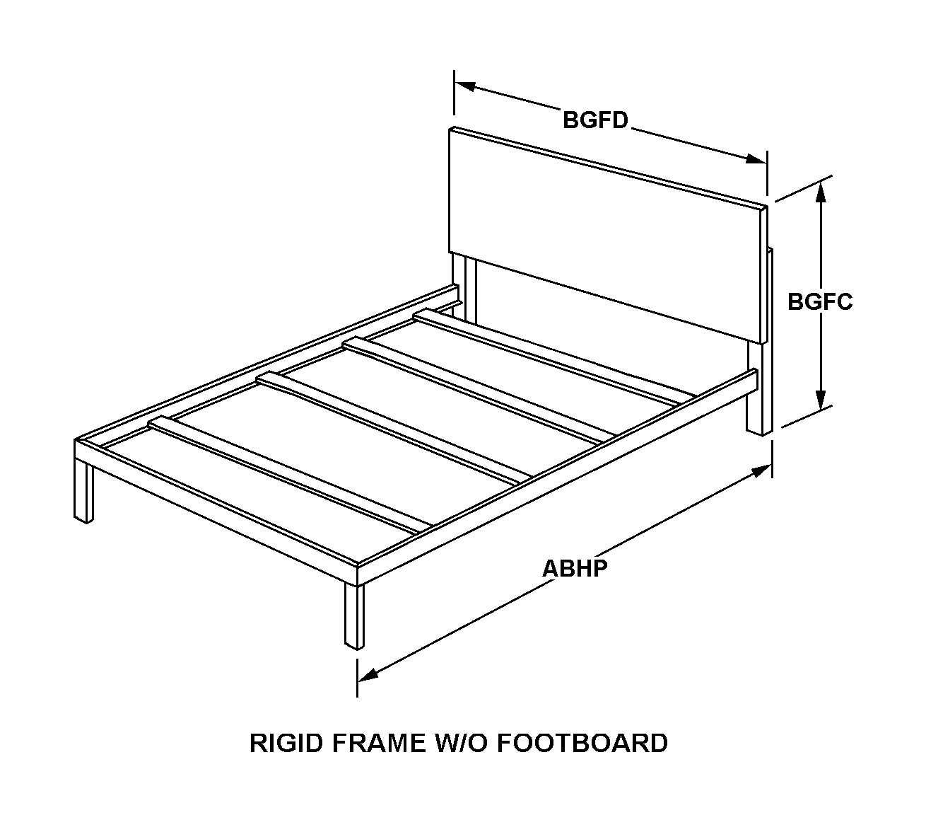 BEDSTEAD | 7105-00-290-0009, 002900009