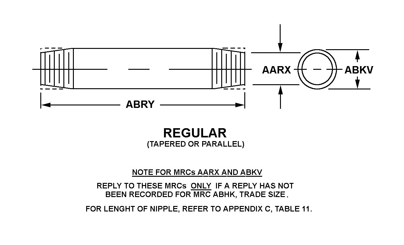 NIPPLE,ELECTRICAL C | 5975-00-058-2229, 000582229