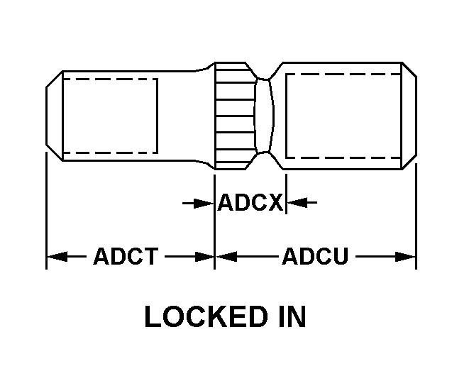 STUD,LOCKED IN | 5307-00-007-1071, 000071071