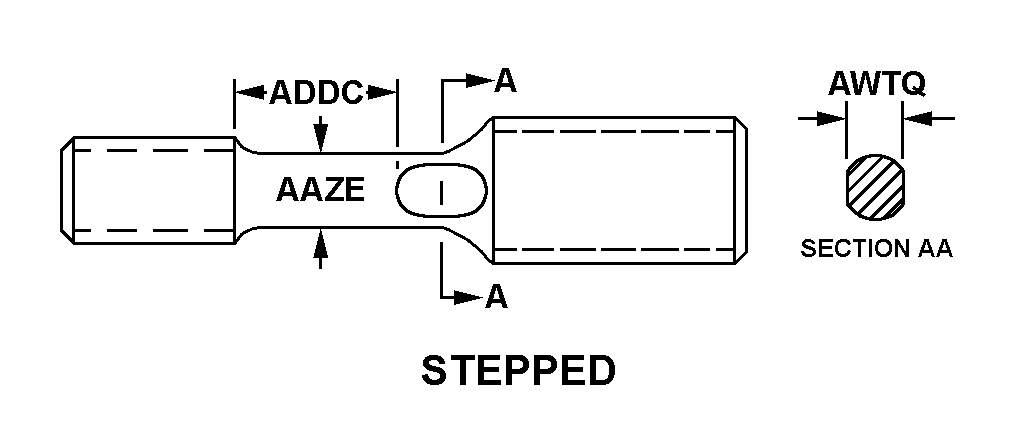 STUD,STEPPED | 5307-00-169-3508, 001693508 STUD,STEPPED | 5307-00-169-3508, 001693508