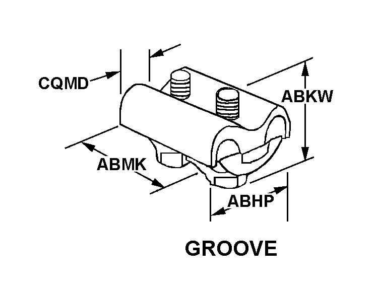 CLAMP,ELECTRICAL | 5999-00-095-3805, 000953805