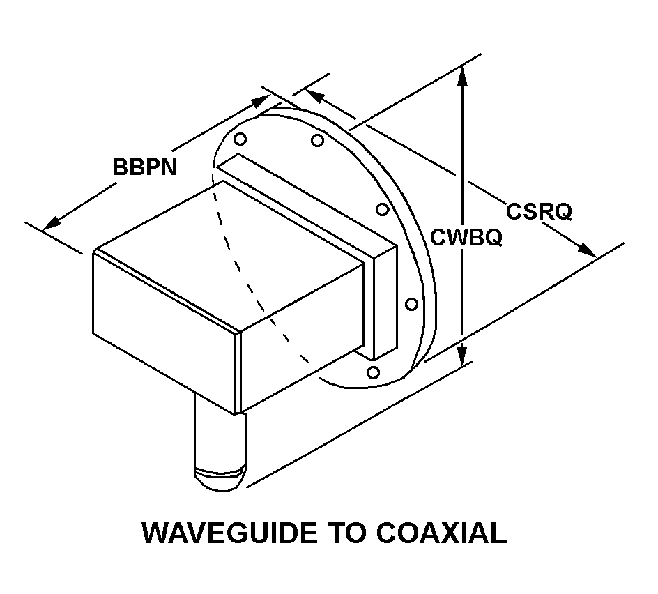 ADAPTER,WAVEGUIDE | 5985-00-017-0570, 000170570