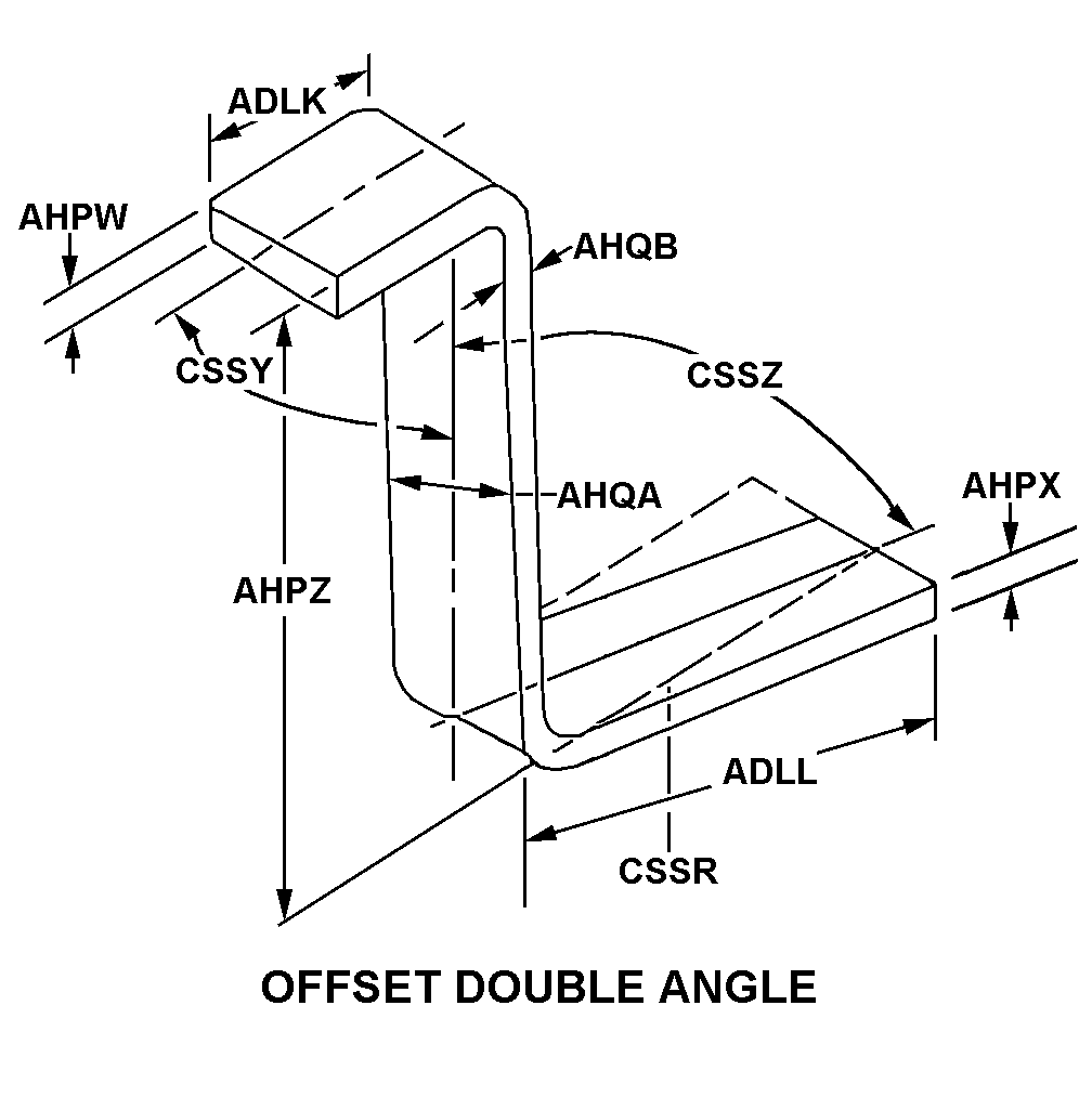 BRACKET,DOUBLE ANGL | 5340-00-009-3957, 000093957