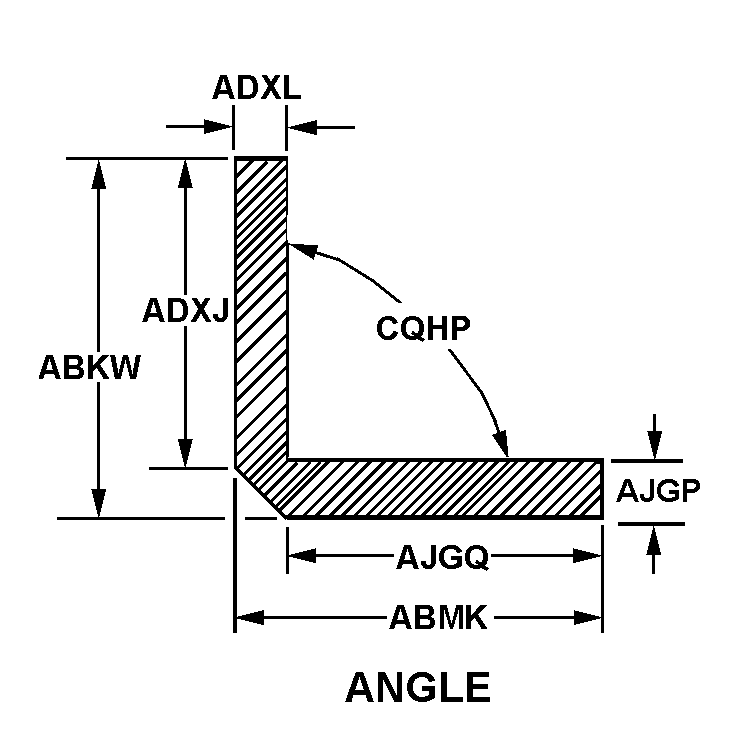 ANGLE,STRUCTURAL | 9540-00-402-0369, 004020369 ANGLE,STRUCTURAL | 9540-00-402-0369, 004020369