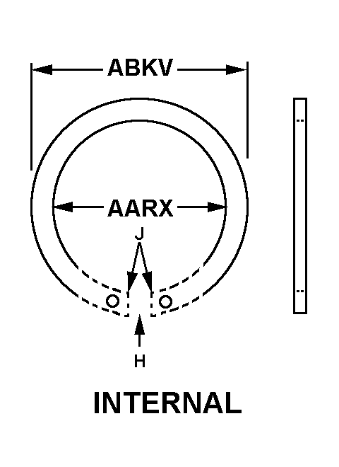 RING,RETAINING | 5325-00-010-8425, 000108425