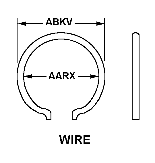 RING,RETAINING | 5325-00-125-5931, 001255931