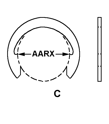 RING,RETAINING | 5325-00-038-0353, 000380353