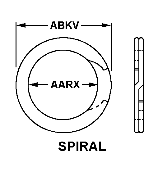 RING,RETAINING | 5325-00-007-1623, 000071623