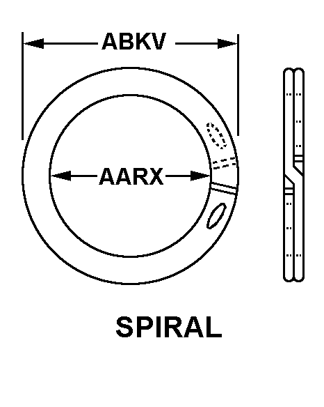 RING,RETAINING | 5325-00-045-1884, 000451884