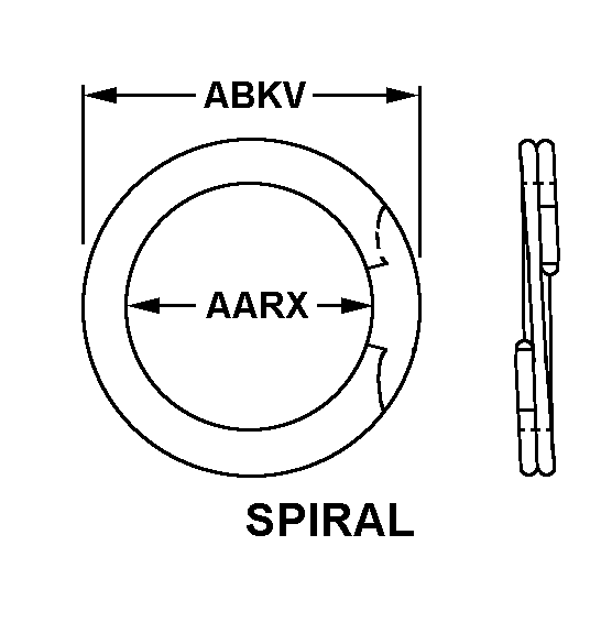 RING,RETAINING | 5325-00-023-4455, 000234455