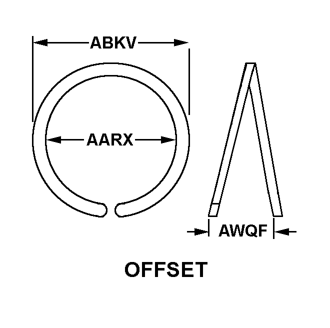 RING,RETAINING | 5325-00-139-7213, 001397213