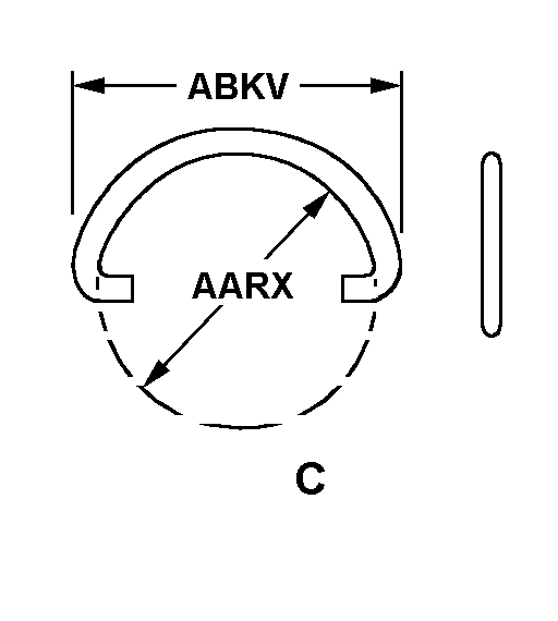 RING,RETAINING | 5325-00-044-2881, 000442881