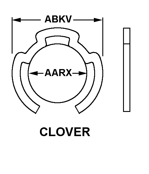 RING,RETAINING | 5325-00-160-8078, 001608078