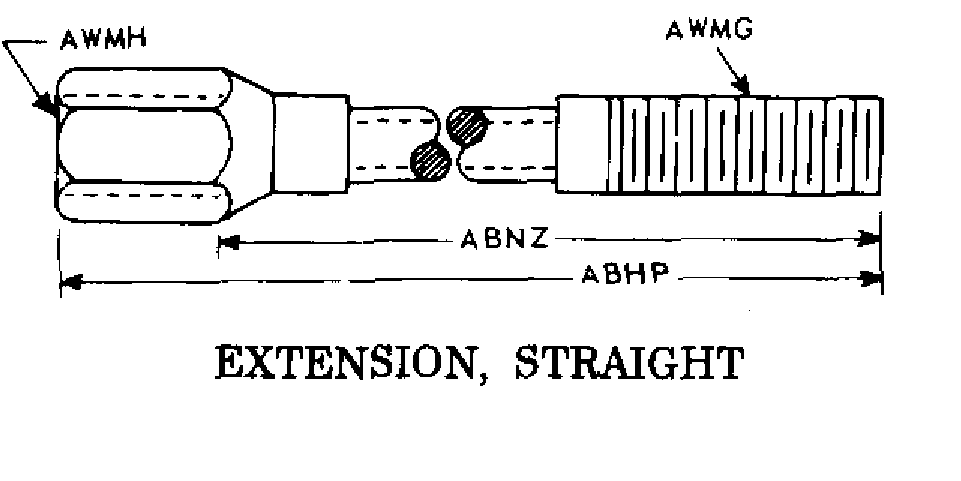 VALVE EXTENSION,TIR | 2640-00-542-0353, 005420353