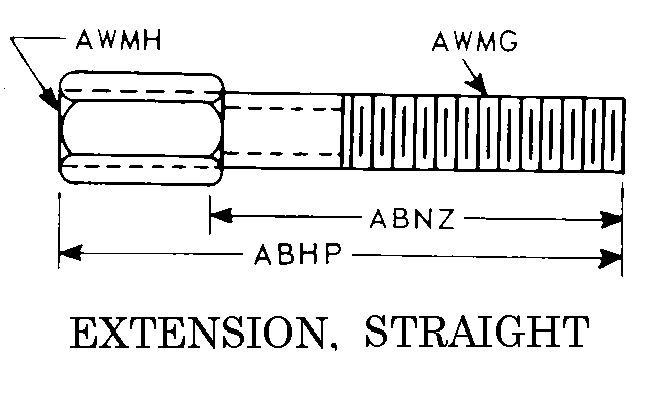 VALVE EXTENSION,TIR | 2640-00-242-7618, 002427618