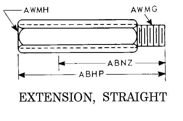 VALVE EXTENSION,TIR | 2640-00-242-7619, 002427619