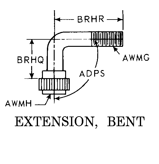 VALVE EXTENSION,TIR | 2640-00-174-1785, 001741785