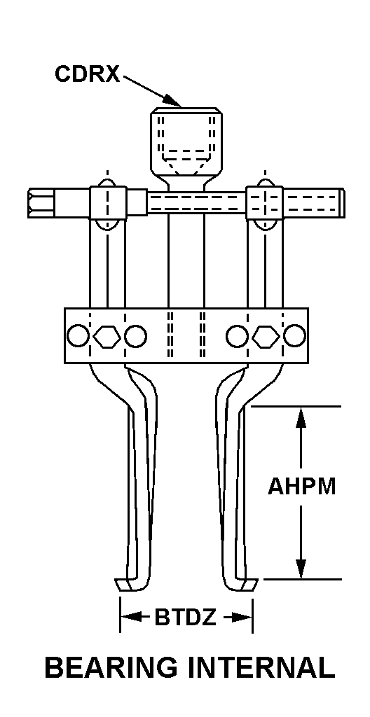 PULLER ATTACHMENT,M | 5120-00-055-5033, 000555033 PULLER ATTACHMENT,M | 5120-00-055-5033, 000555033