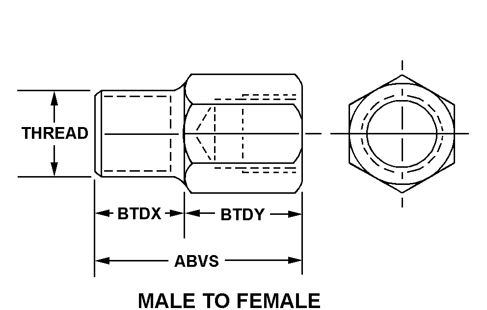 ADAPTER,MECHANICAL | 5120-00-034-7626, 000347626 ADAPTER,MECHANICAL | 5120-00-034-7626, 000347626