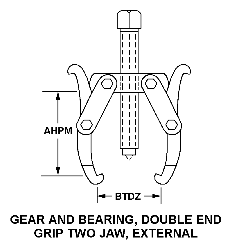 PULLER,MECHANICAL | 5120-00-051-3017, 000513017 PULLER,MECHANICAL | 5120-00-051-3017, 000513017