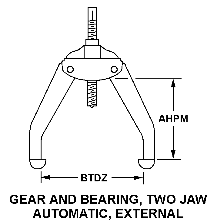 PULLER,MECHANICAL | 5120-00-032-9442, 000329442 PULLER,MECHANICAL | 5120-00-032-9442, 000329442
