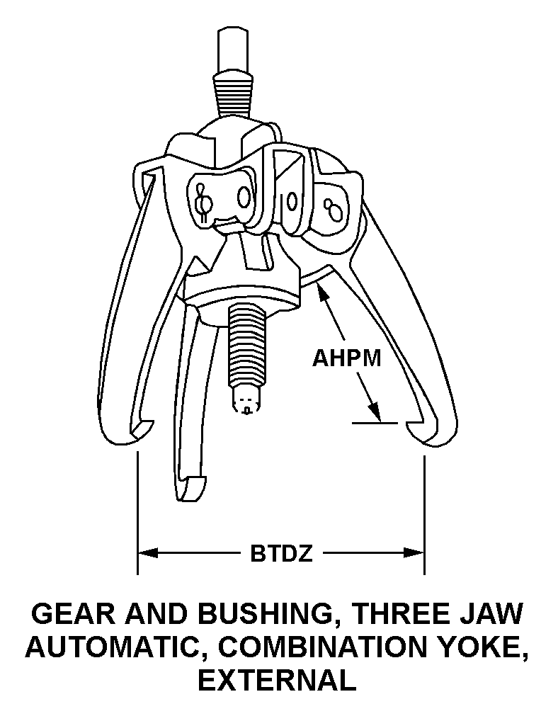 PULLER,MECHANICAL | 5120-00-152-2143, 001522143