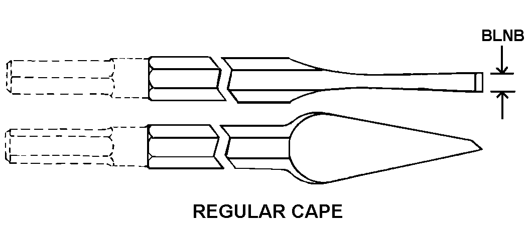 CHISEL,POWER HAMMER | 5130-00-203-6421, 002036421