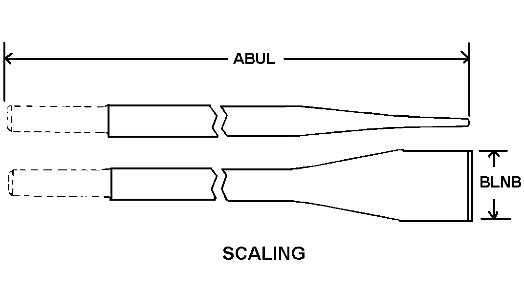 CHISEL,POWER HAMMER | 5130-00-203-6425, 002036425 CHISEL,POWER HAMMER | 5130-00-203-6425, 002036425