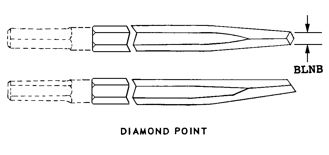CHISEL,POWER HAMMER | 5130-00-203-6429, 002036429